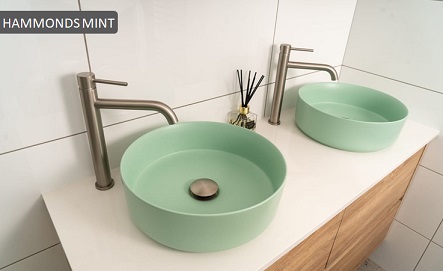 HAMMONDS MINT MATT GREEN BASIN 360MM x 115MM